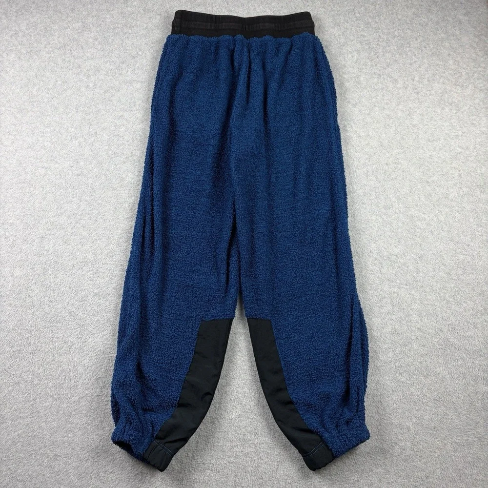 Free People Movement Pants XS Blue Cuddle Up‎ Fuzzy Baggy Loose Sherpa Jogger